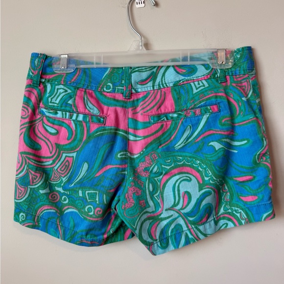 Lilly Pulitzer preppy Callahan tropical print Shorts size 0 - Picture 2 of 7